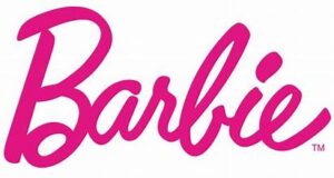 barbie logo, pink colour