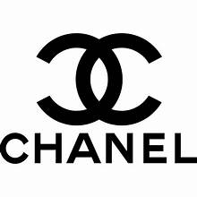 chanel logo, black & white color