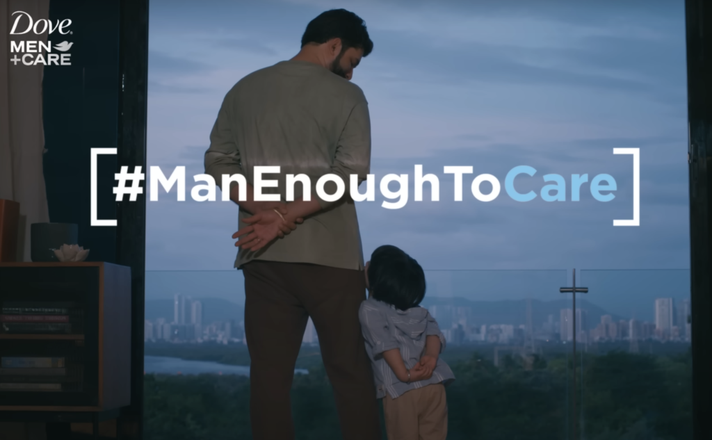 Dove Father's Day ad - Man Enough to Care